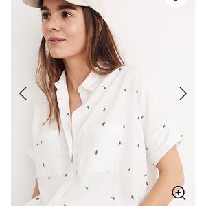 Embroidered Cactus Courier Shirt